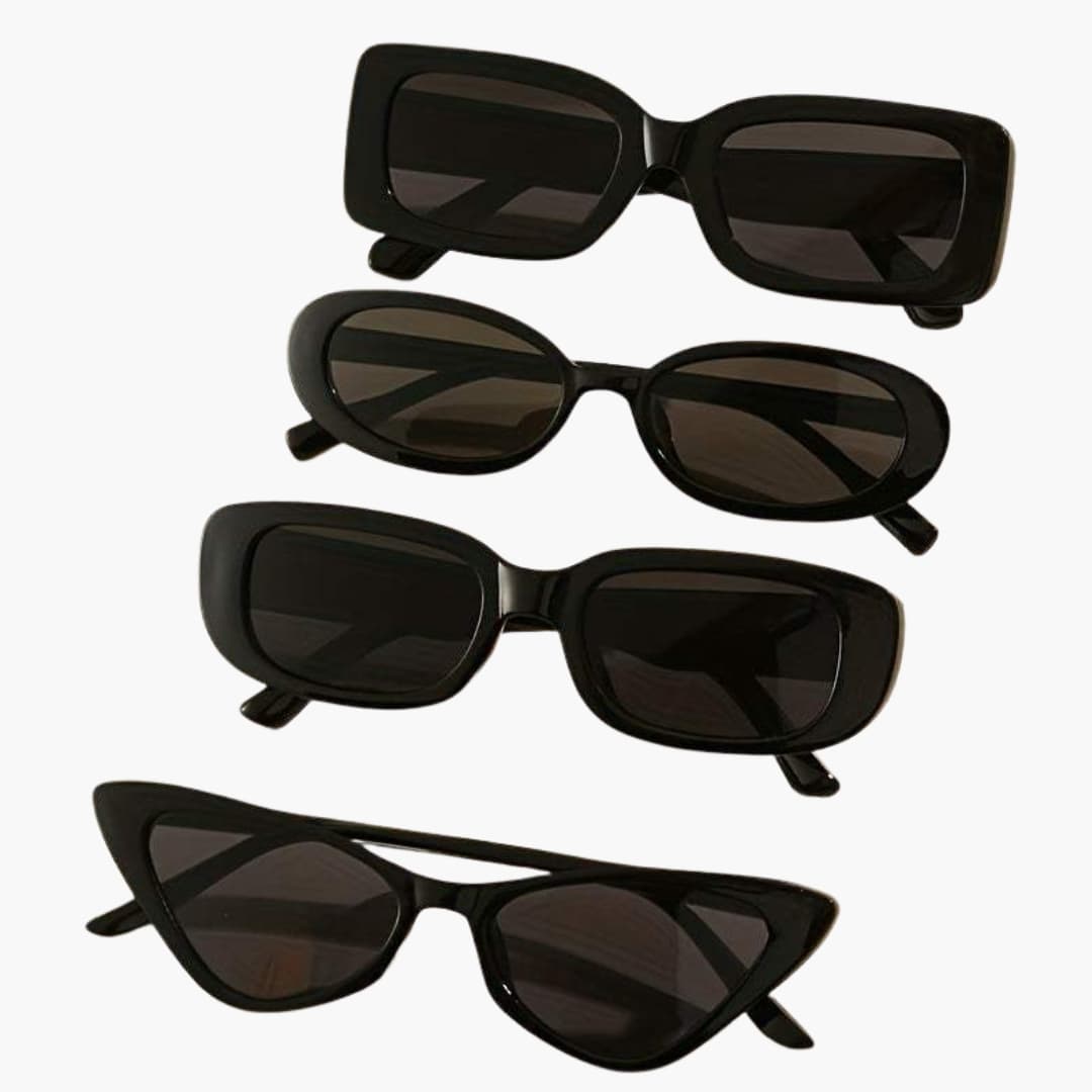 Womens Sunglasses Oval Cat-Eye Frame UV Protection - BritishMode