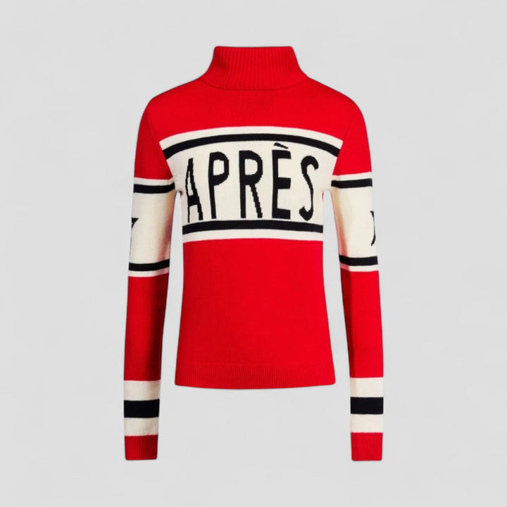 Womens Après Ski Jumper Merino Wool Turtleneck