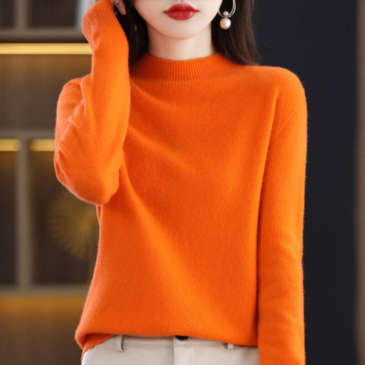Womens Cashmere Knit Sweater Soft Fit - BritishMode