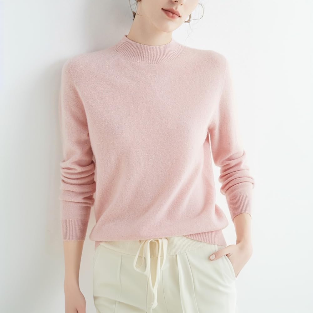 Womens Cashmere Knit Sweater Soft Fit