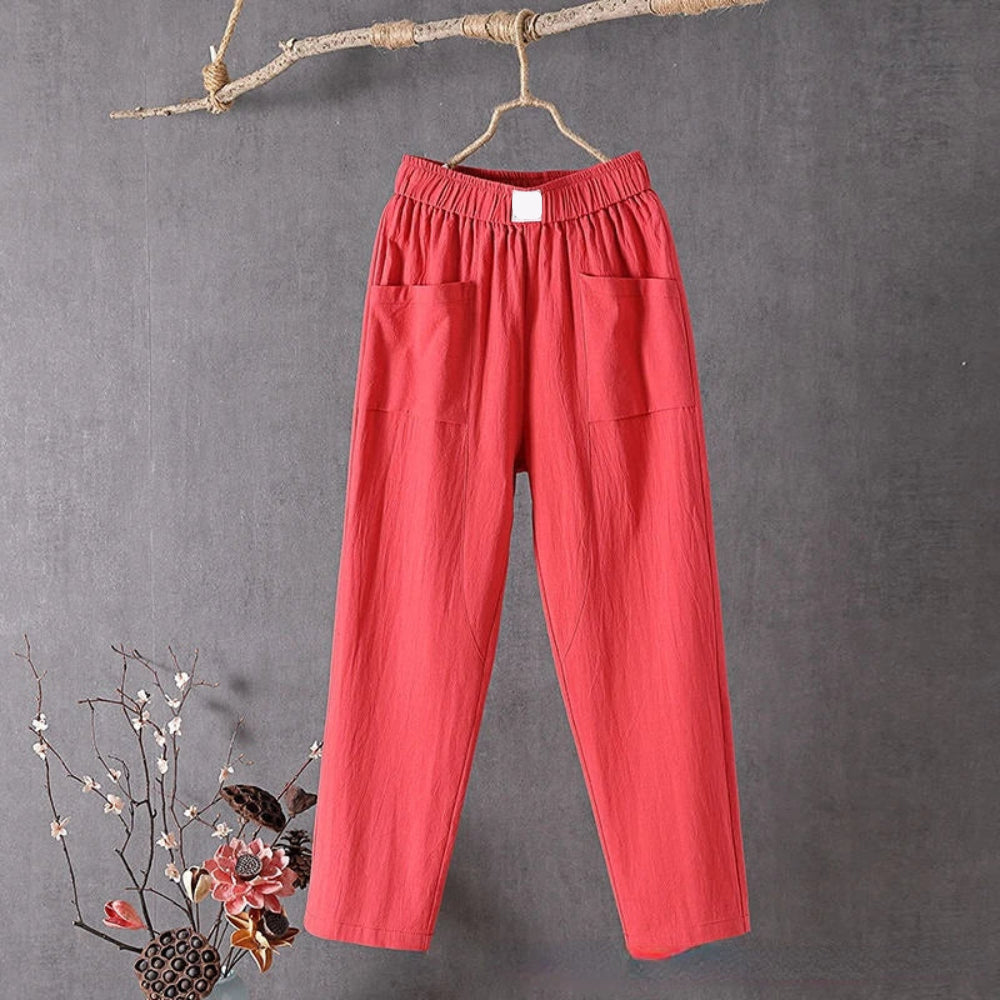 Womens Jogger Pants Elastic Waist Comfortable Fit