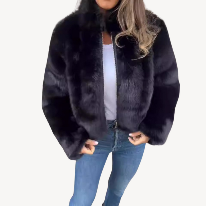 Womens Winter Jacket Plush Insulated Warm Fit