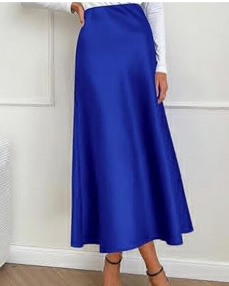 Womens Slim Fit Knee-Length Skirt