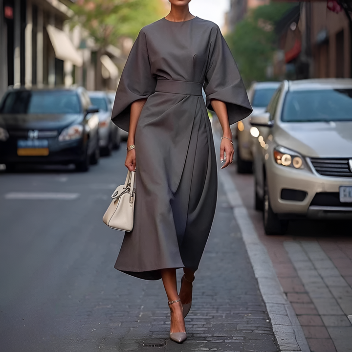 Womens Summer Dress Flowing Fit Waistline