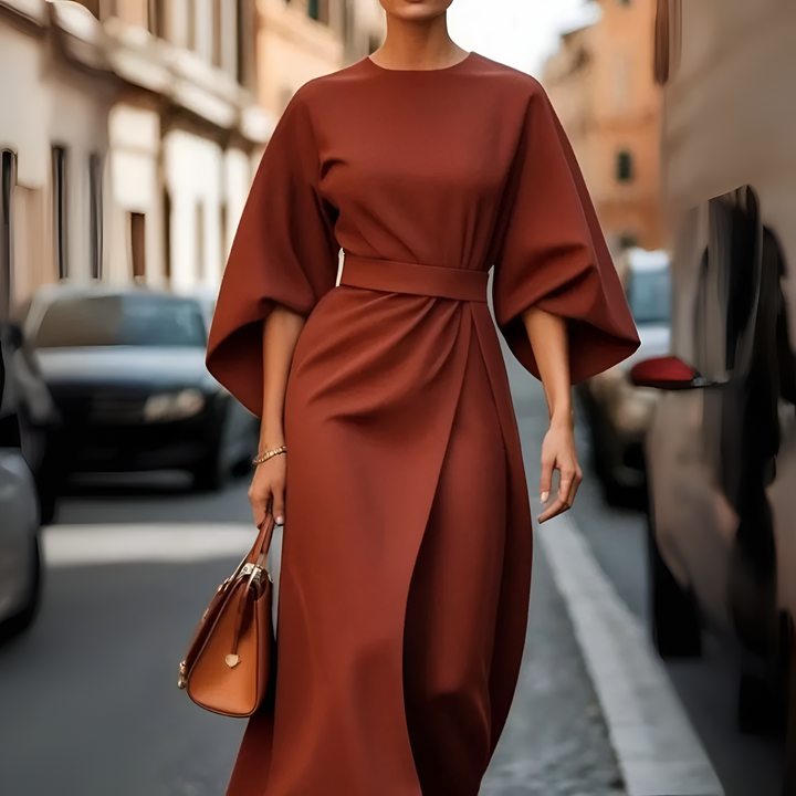 Womens Summer Dress Flowing Fit Waistline