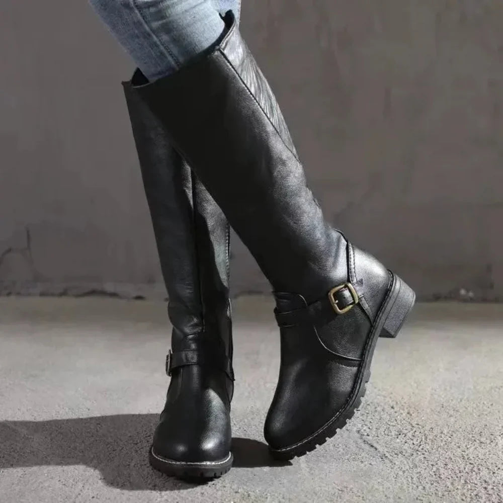 Womens Ankle Boots Leather Comfortable Fit - BritishMode