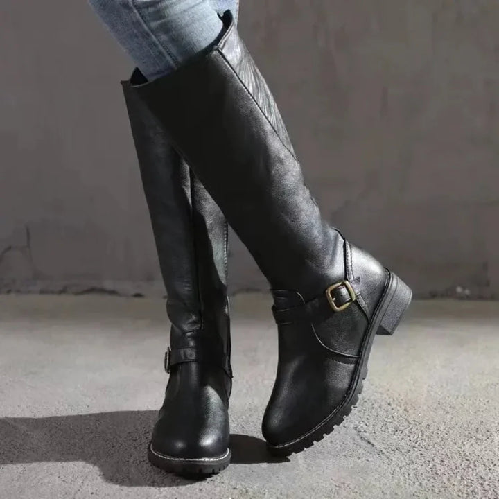 Womens Ankle Boots Leather Comfortable Fit - BritishMode