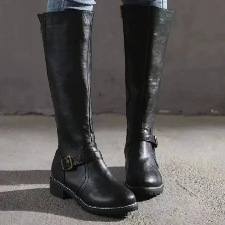 Womens Ankle Boots Leather Comfortable Fit