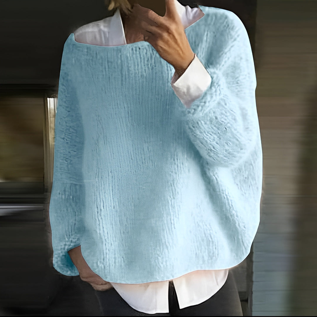 Womens Cable Knit Sweater Chunky Warm Fit