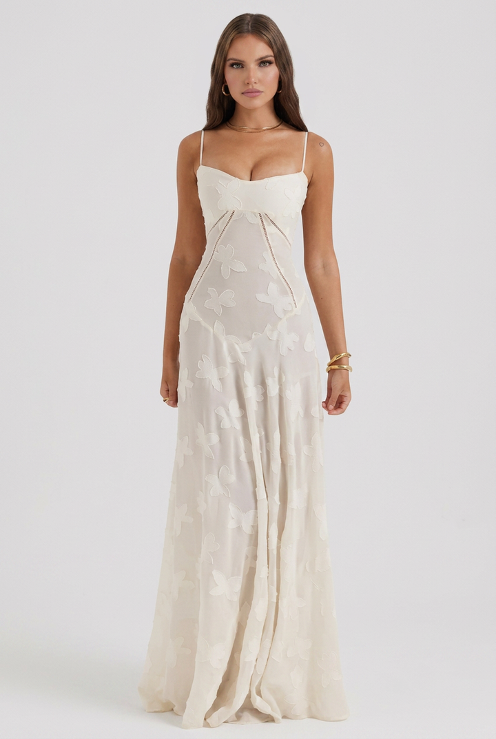 Womens Maxi Dress Lightweight Summer Wedding Guest - BritishMode