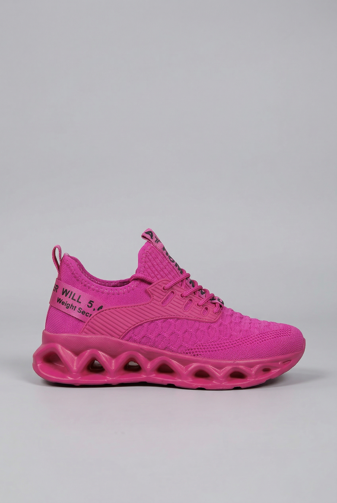 Womens Trainers Lace-Up Cushioned Sole
