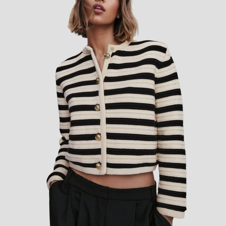 Womens Cardigan Knit Buttons Front Closure