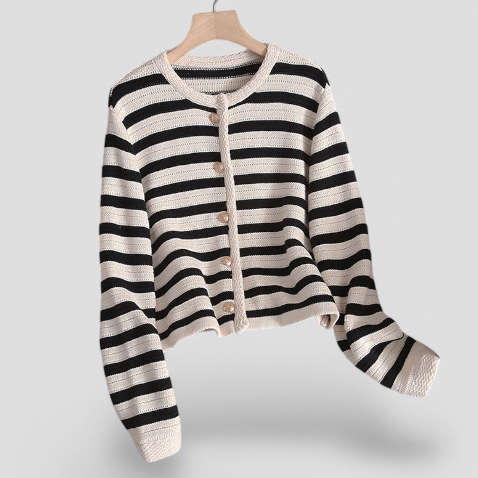 Womens Cardigan Knit Buttons Front Closure - BritishMode