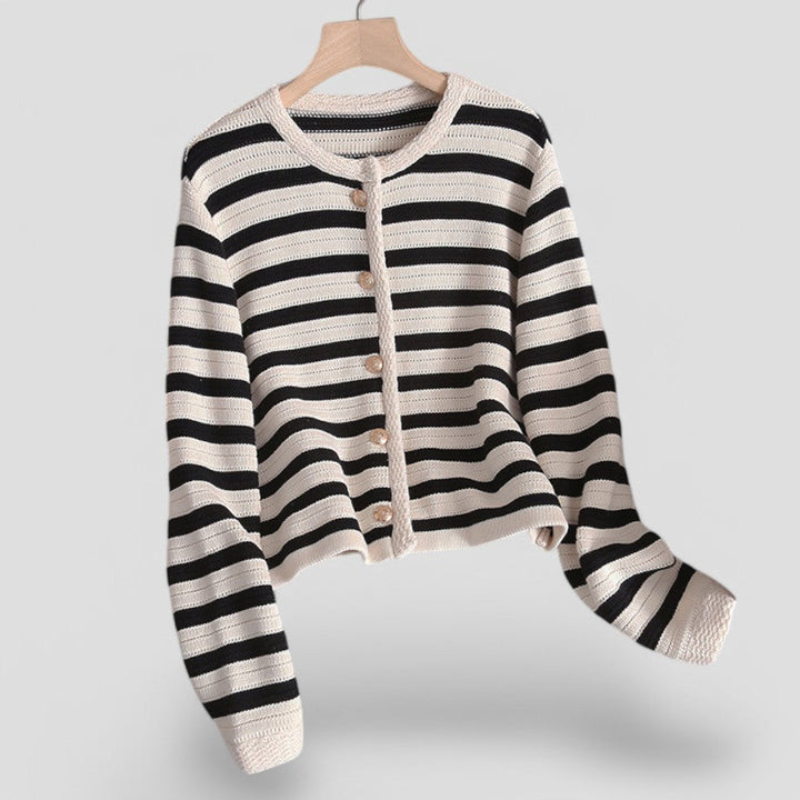 Womens Cardigan Knit Buttons Front Closure - BritishMode