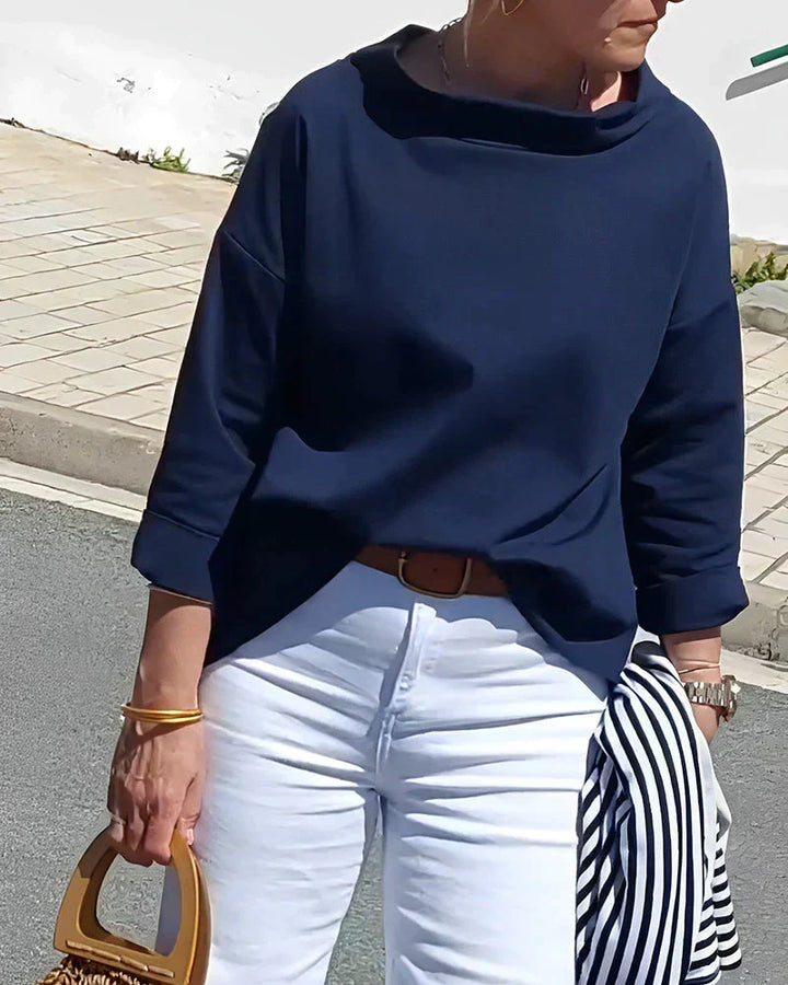 Womens High Neck Top Classic Fit