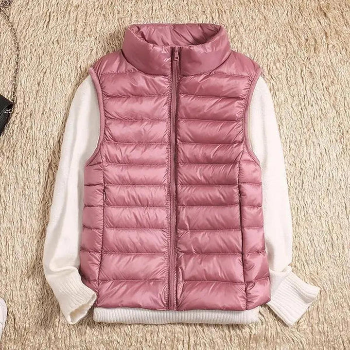 Womens Down Puffer Vest Lightweight Insulated
