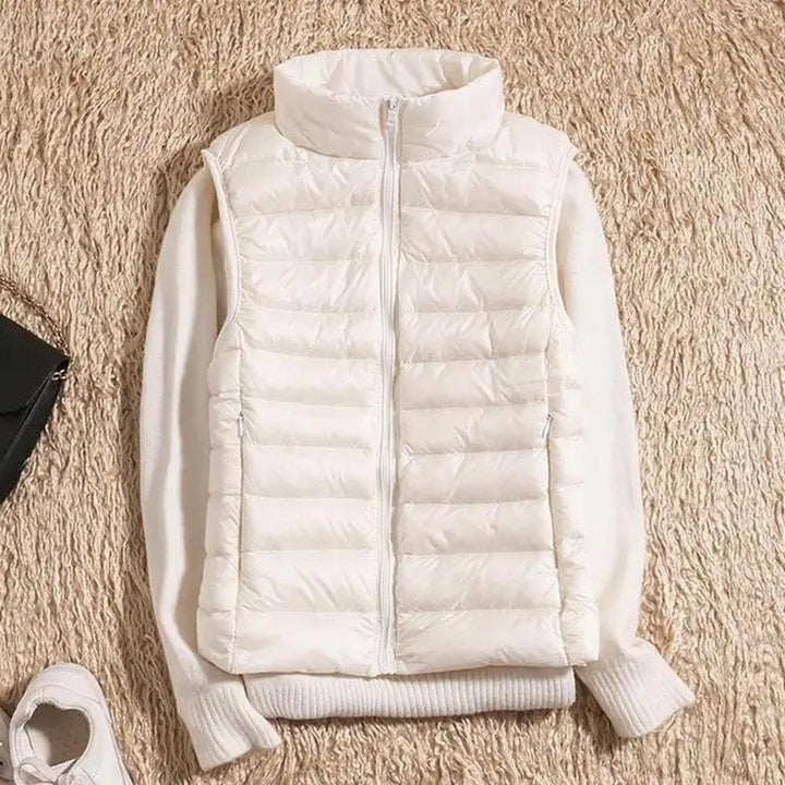 Womens Down Puffer Vest Lightweight Insulated
