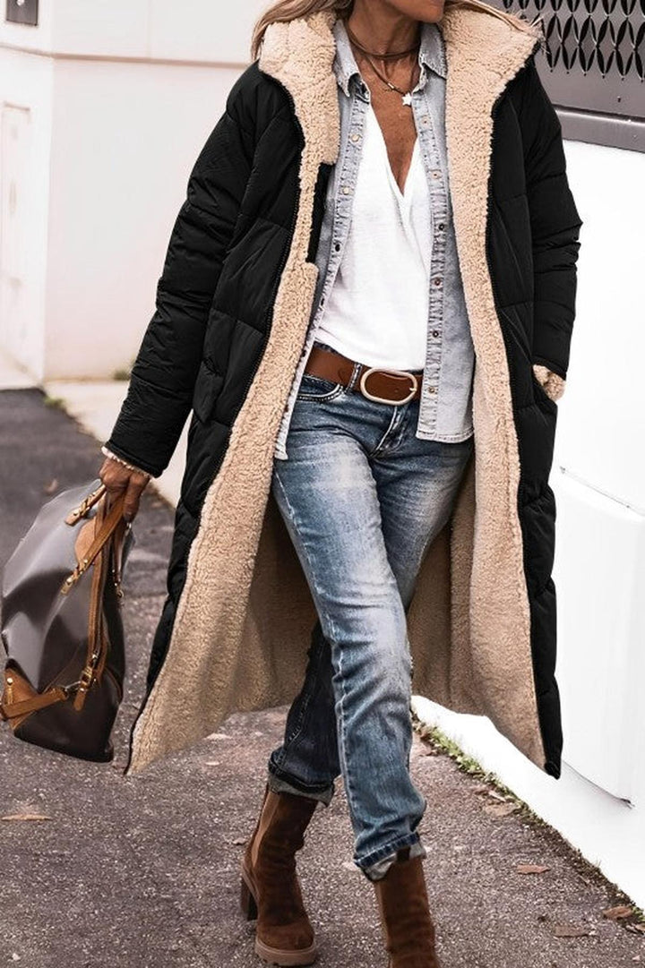 Womens Waterproof Parka Coat with Hood Warm Fit
