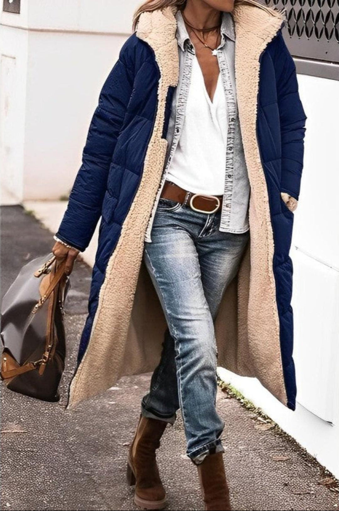 Womens Waterproof Parka Coat with Hood Warm Fit