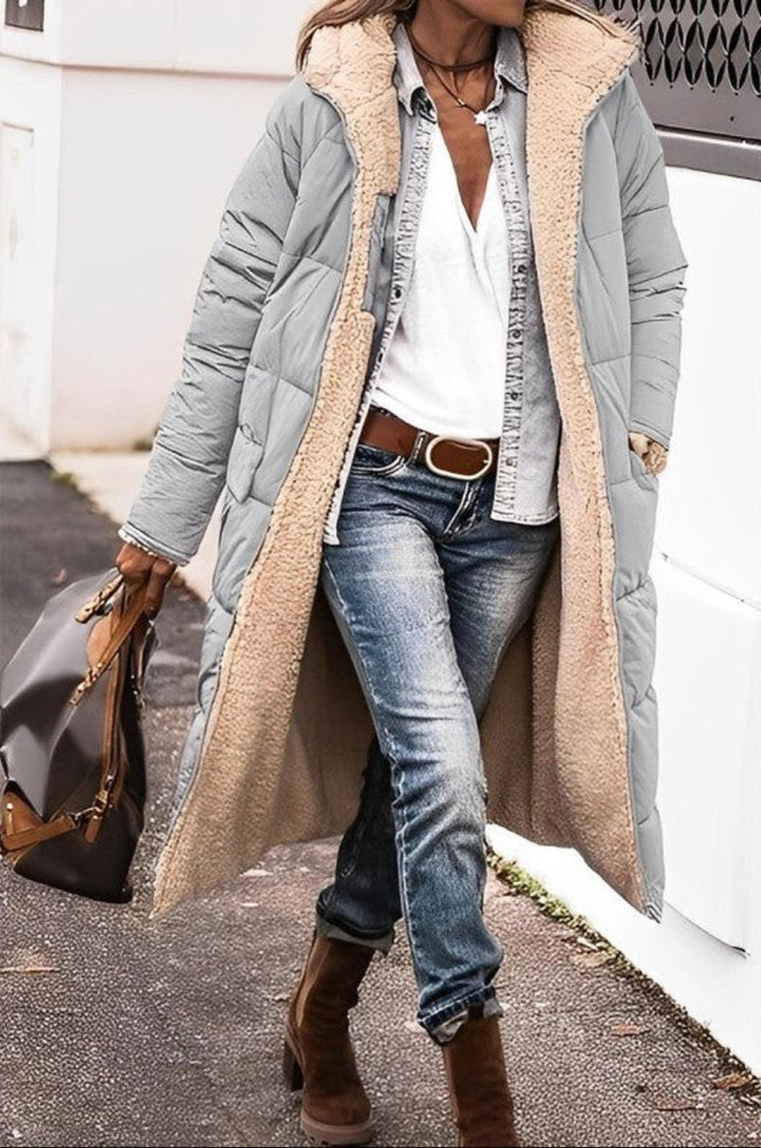 Womens Waterproof Parka Coat with Hood Warm Fit