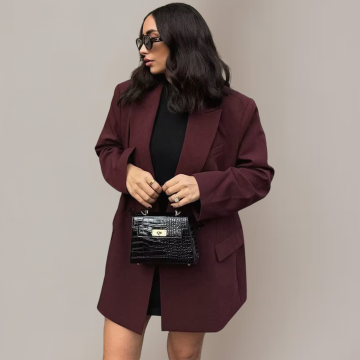 Womens Tailored Blazer with Refined Fit Smart Casual Style
