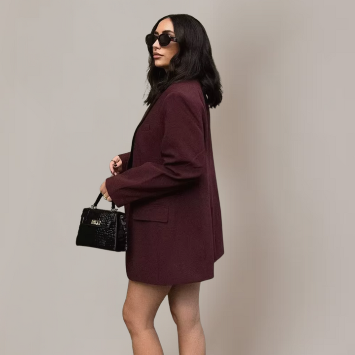 Womens Tailored Blazer with Refined Fit Smart Casual Style