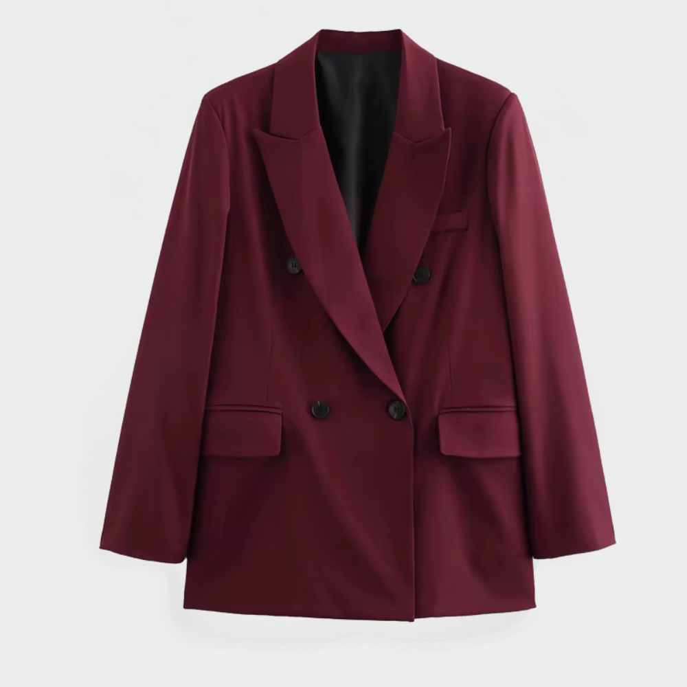 Womens Tailored Blazer with Refined Fit Smart Casual Style - BritishMode