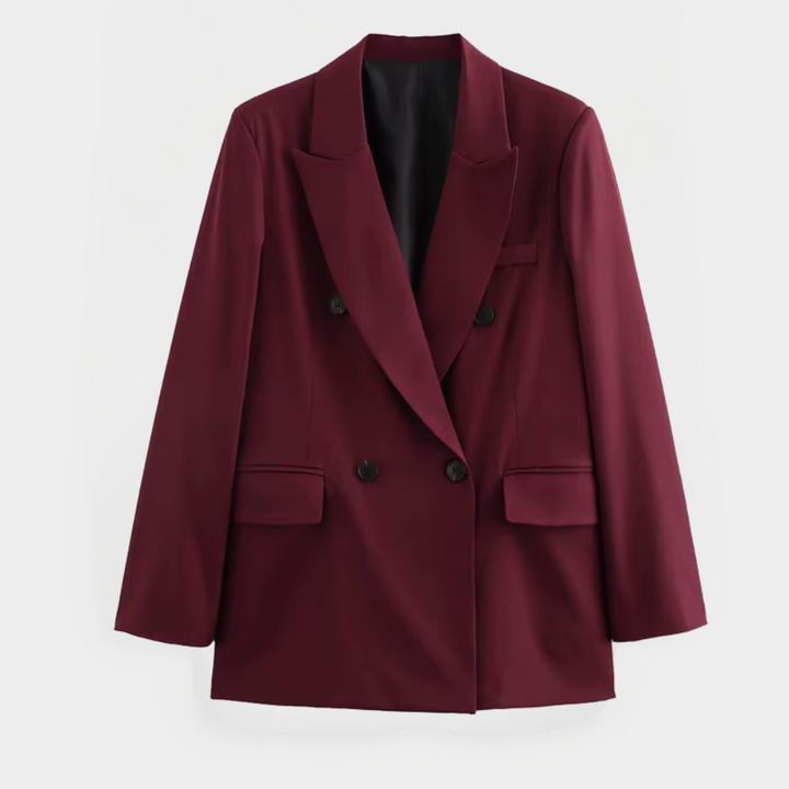 Womens Tailored Blazer with Refined Fit Smart Casual Style - BritishMode