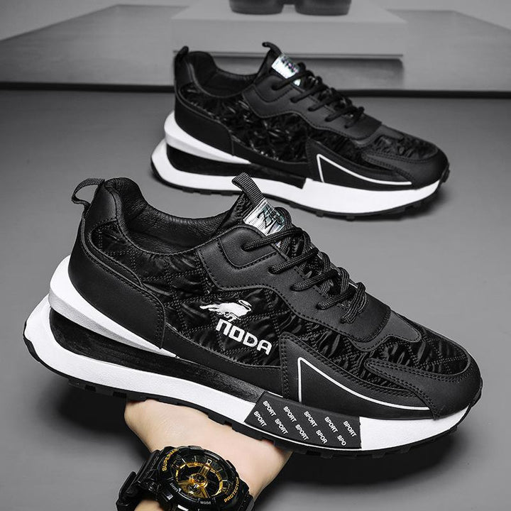 Mens Trainer Shoes Thick Lace-Up Design