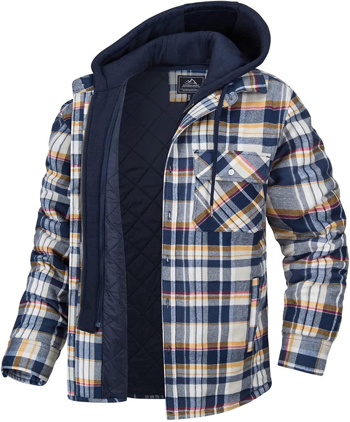 Mens Hooded Jacket Lightweight Mid-Season Fit