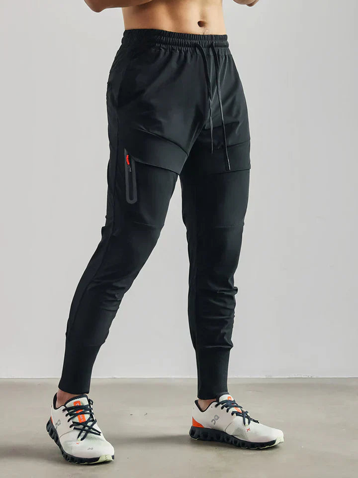 Mens Athletic Jogger Pants Relaxed Fit