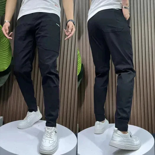 Mens Cargo Trousers Cotton Comfortable Fit
