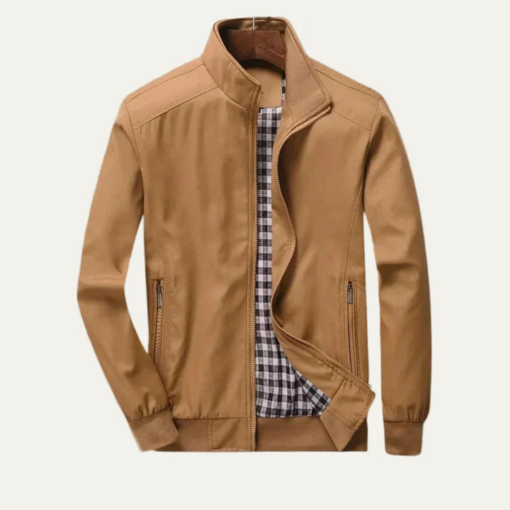 Mens Bomber Jacket Lightweight Collared Style