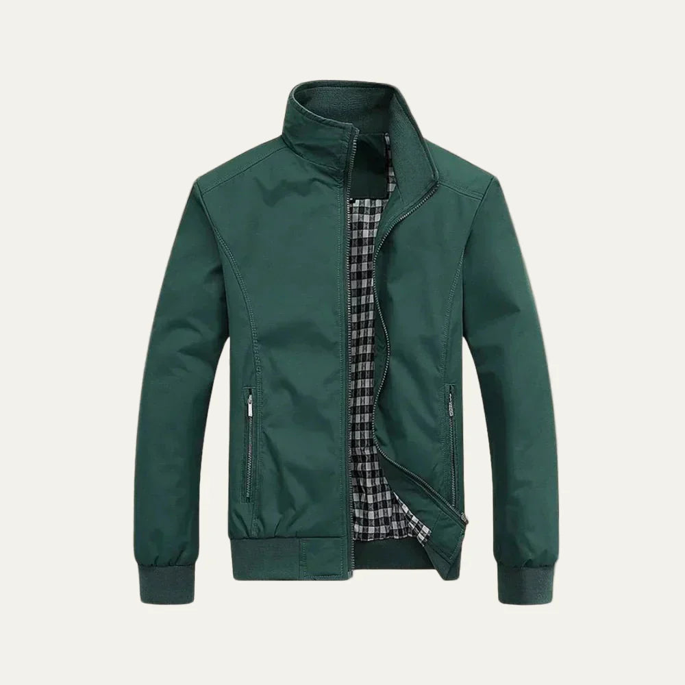 Mens Bomber Jacket Lightweight Collared Style