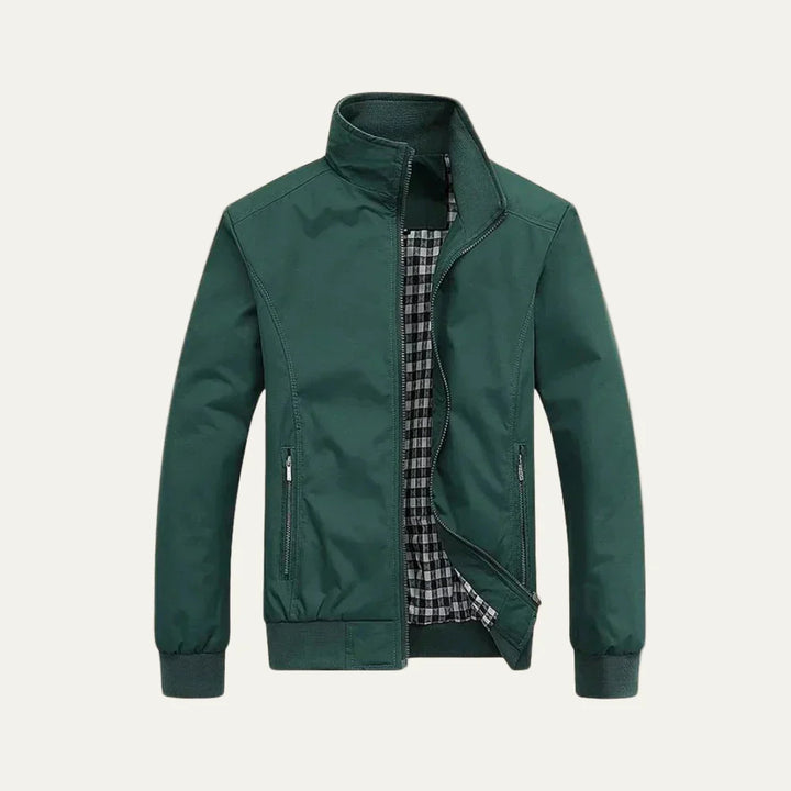 Mens Bomber Jacket Lightweight Collared Style