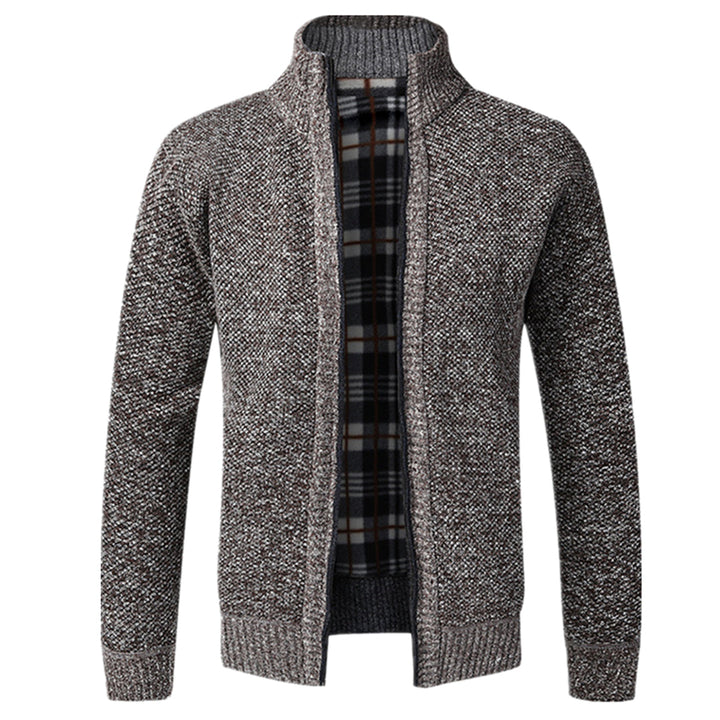 Womens Knit Zip Cardigan Long Sleeve