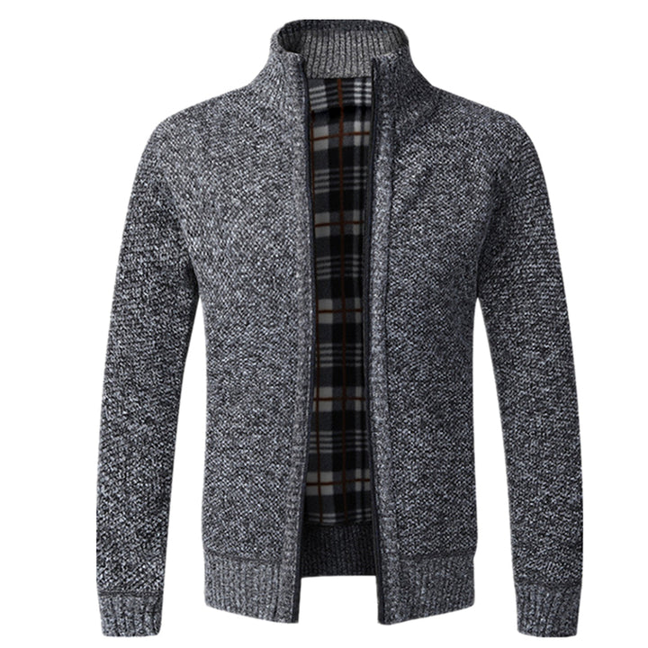 Womens Knit Zip Cardigan Long Sleeve