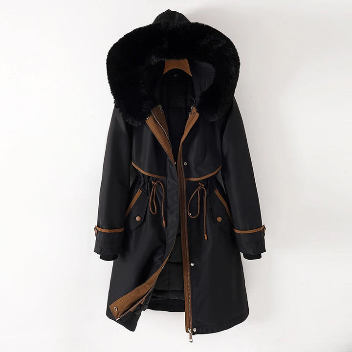 Womens Winter Puffer Jacket with Hood Cozy Fit