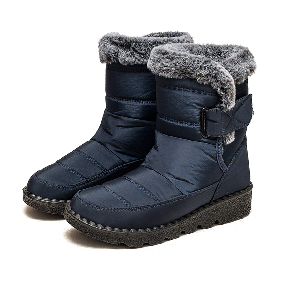 Womens Snow Boots Faux Fur Lining Warm