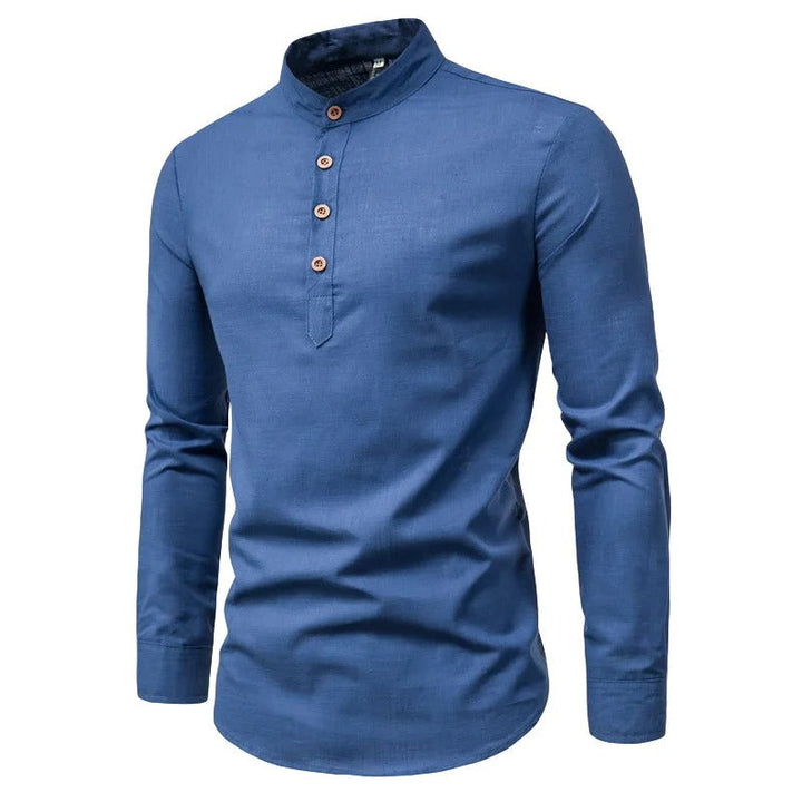 Mens Formal Linen Shirt Classic Fit