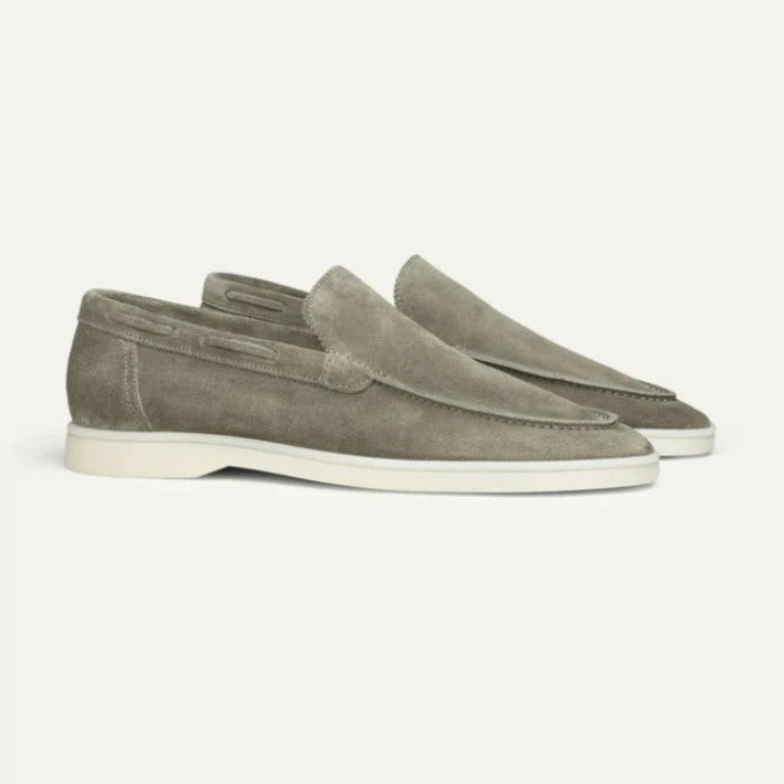 Mens Loafers Suede Platform Modern Style - BritishMode