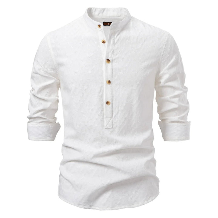 Mens Dress Shirt Cotton Classic Fit with Collar