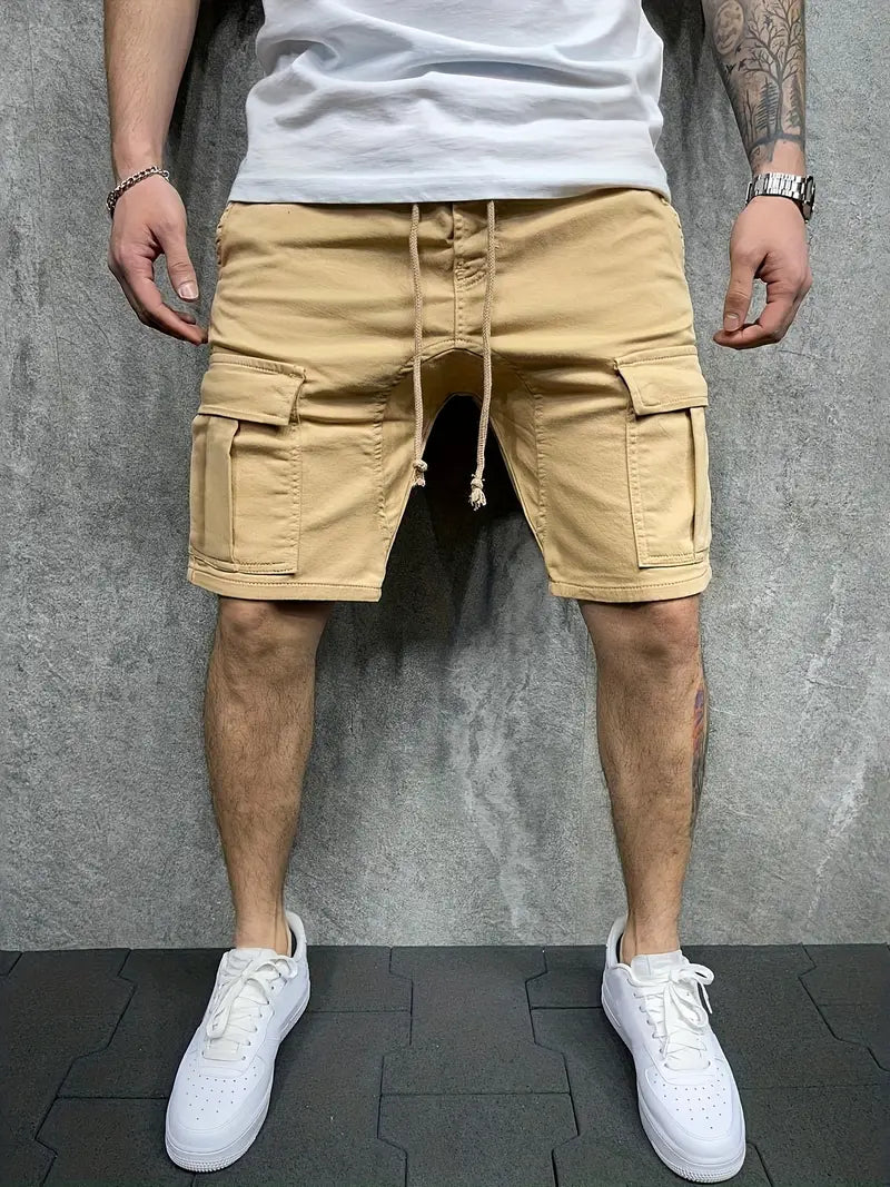 Mens Cargo Shorts Athletic Relaxed Fit