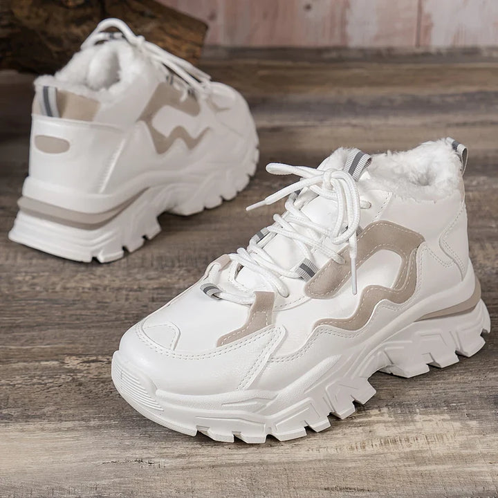 Womens Sneakers Breathable Lace-Up Comfortable Fit