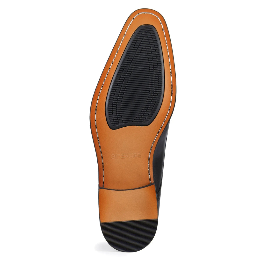Mens Penny Loafers Classic Leather Slip-On