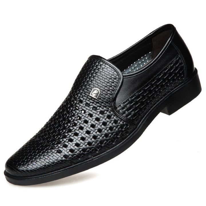 Mens Business Shoes Leather Classic Style - BritishMode