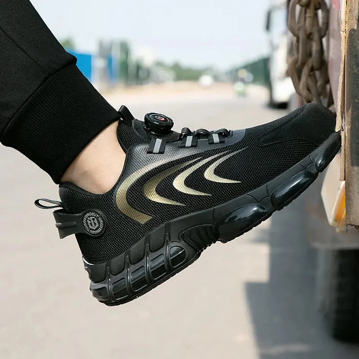Mens Safety Shoes Steel Toe Non-Slip