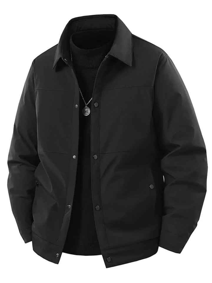Mens Long Sleeve Button-Down Coat Big and Tall Fit