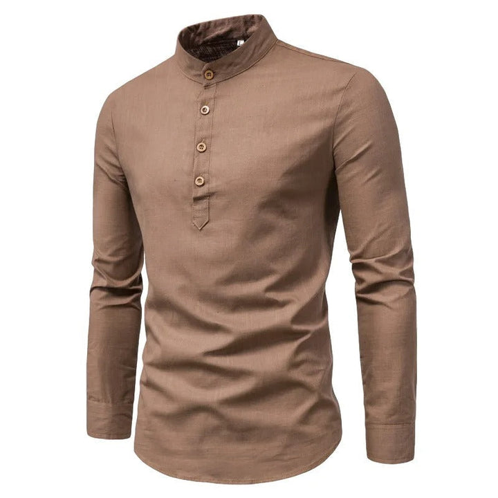 Mens Formal Linen Shirt Classic Fit