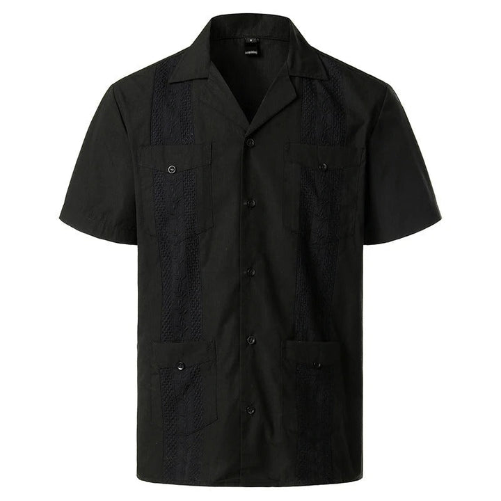 Mens Short Sleeve Shirt Cotton Classic Fit